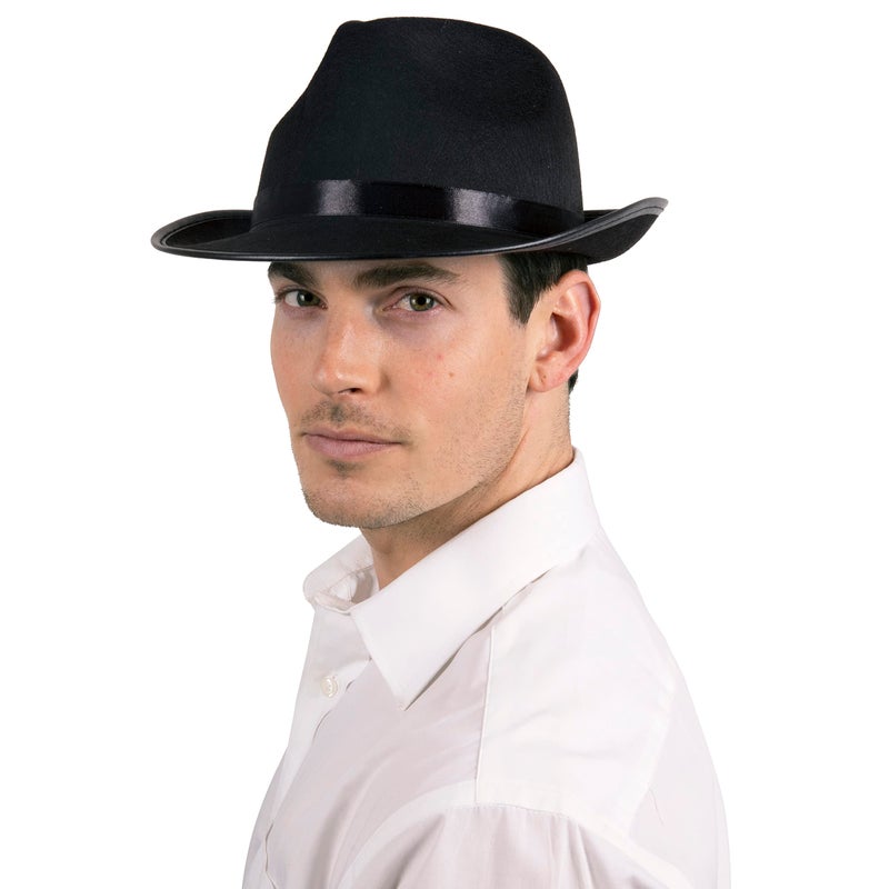 Kangaroo Black Fedora Hat - Unisex Felt Hat for Costume or Everyday Wear - Image 2